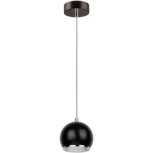 Lampe Suspendue Ball Wood Bois de Hêtre couleur Noyer Métal - Britop Lighting - Modalova