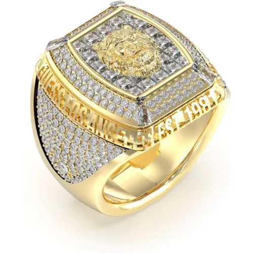 Bague Lion King JUMR05002JWYG Acier - Guess Bijoux - Modalova
