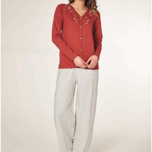 Pyjama - Orange en coton - Dodo Homewear - Modalova