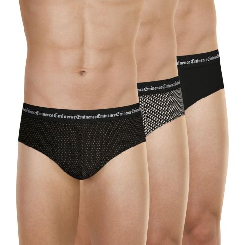 Lot de 3 slips Business Print en coton - Eminence - Modalova