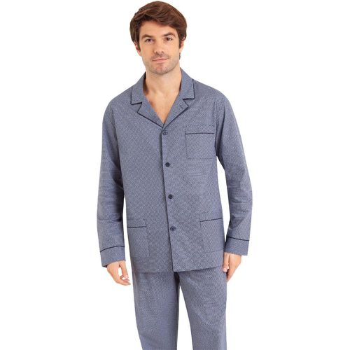 Pyjama long ouvert Popeline Manches longues en coton - Eminence - Modalova