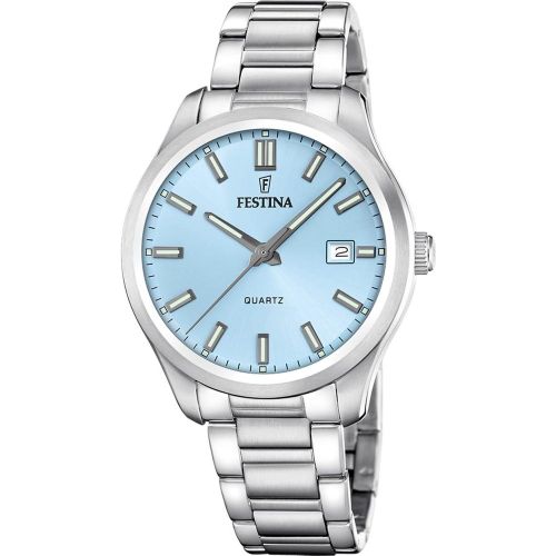 Montre Acero Clasico - F20736-2 Bracelet Acier - Festina - Modalova