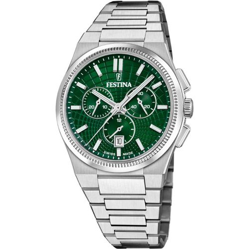 Montre Swiss Made Rive Collection - F20059-3 Bracelet Acier - Festina - Modalova