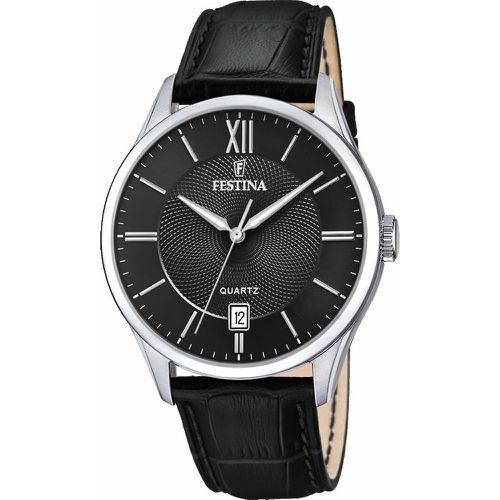 Montre CLASSIQUE F20426-3 - Montre ACIER CADRAN CUIR Montres - Festina - Modalova