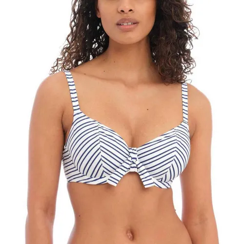 Haut de maillot de bain plongeant armatures - Bleu NEW SHORES en nylon - Freya maillot - Modalova