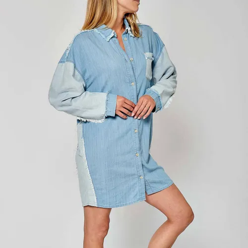 Robe En Jean LOANE bleu en coton - Kaporal - Modalova