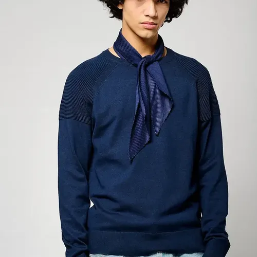 Pull en viscose LAYER bleu marine - Kaporal - Modalova