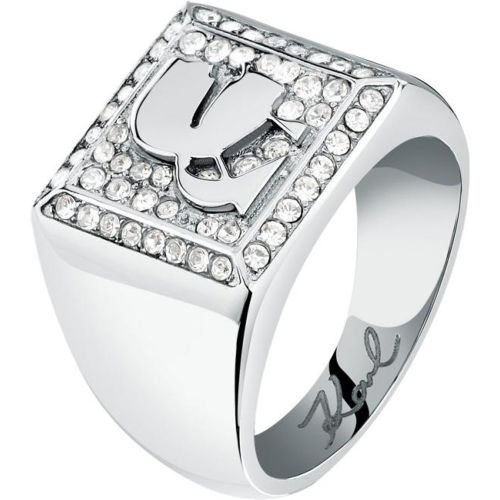 Bague Karl Lagerfeld Symbol - KLAYD280 Acier - Karl Lagerfeld Bijoux - Modalova