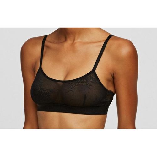 Bralette Sans Armatures Dentelle - Karl Lagerfeld - Modalova