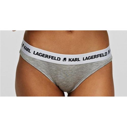 Lot de 2 Culottes Logotypées Grises - Karl Lagerfeld - Modalova