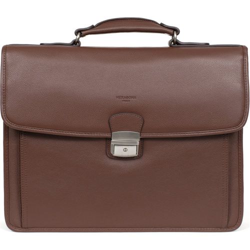 Cartable A4 Cuir CONFORT Kai - Hexagona - Modalova