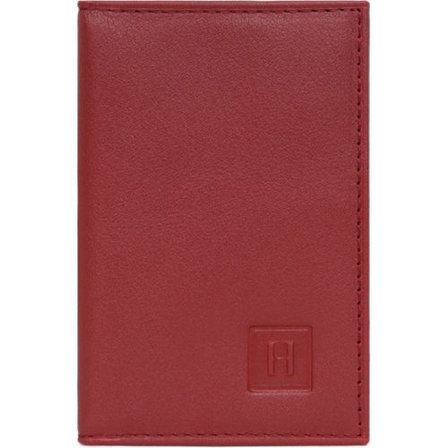 Porte-cartes Cuir SOFT Rouge Axel - Hexagona - Modalova