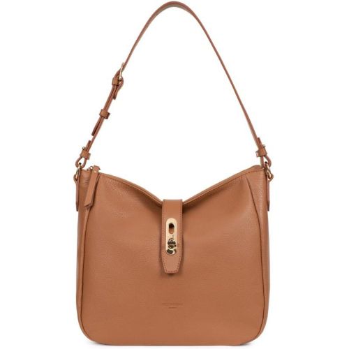 Besace ANDREA Tan en cuir Luna - Hexagona - Modalova