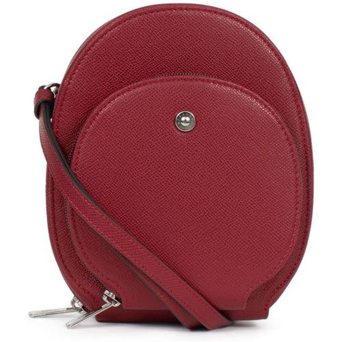 Pochette téléphone avec porte-cartes Stop RFID Cuir AVA Carmin en toile Vivi - Hexagona - Modalova