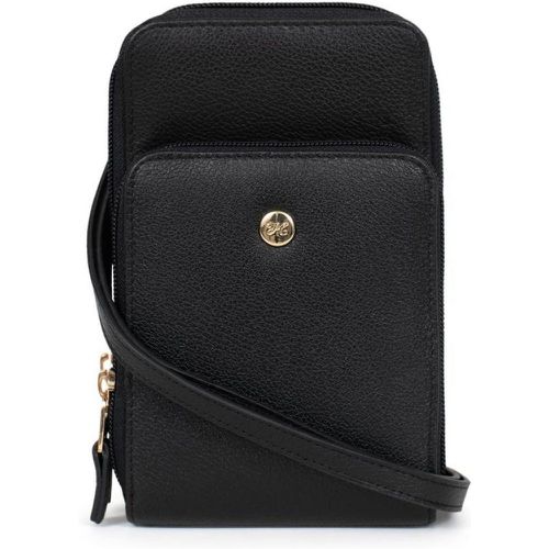 Pochette téléphone avec porte-cartes Stop RFID LUNA en cuir Sue - Hexagona - Modalova