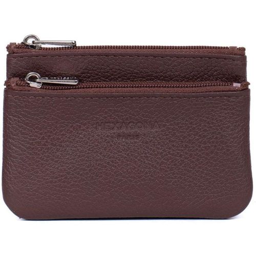Porte-monnaie Stop RFID Cuir CONFORT Sue - Hexagona - Modalova
