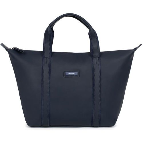Sac cabas porté main TARA Bleu nuit Léa Wren - Hexagona - Modalova
