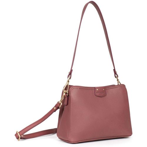 Sac porté épaule 1 anse PRALINE Cassis en cuir Aria - Hexagona - Modalova