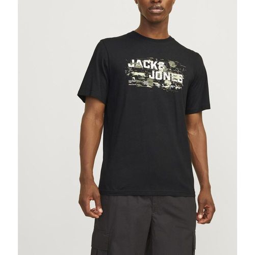 T-shirt en Coton Noir Ray - jack & jones - Modalova