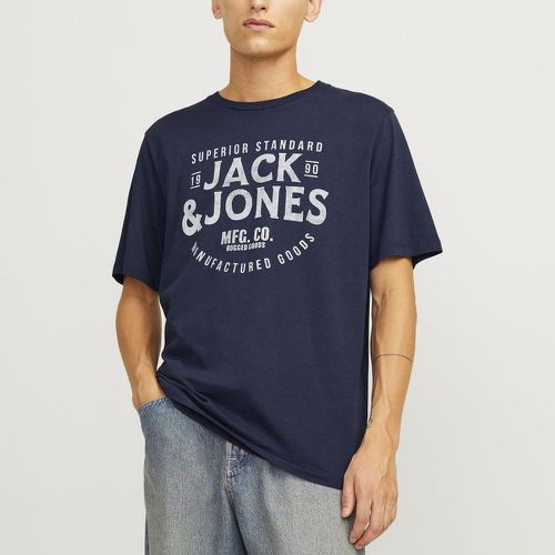 T-shirt en Coton Bleu Dane - jack & jones - Modalova