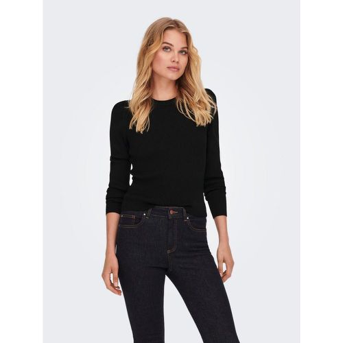 Pull en maille Col rond Manches longues Bord net Longueur regular - Only - Modalova