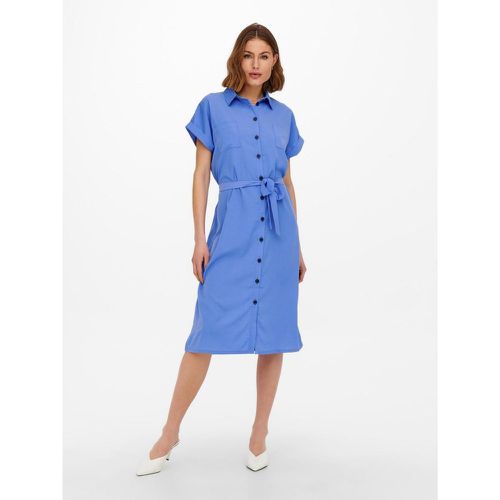 Robe chemise Manches courtes Au-dessus du genou Poignets repliés Xia - Only - Modalova