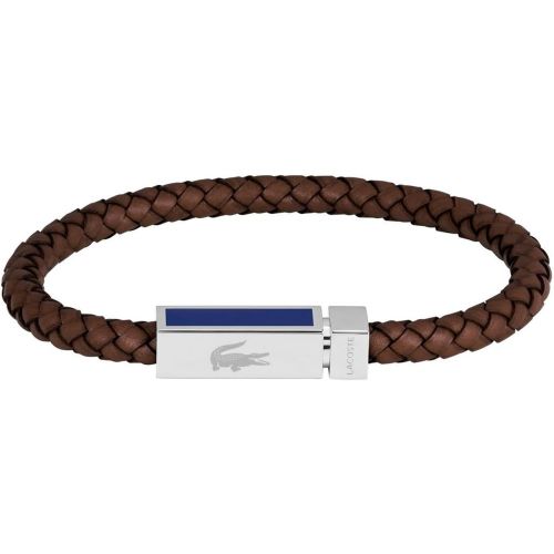 Bracelet Rokel - 2040450 Acier, Cuir - Lacoste - Modalova