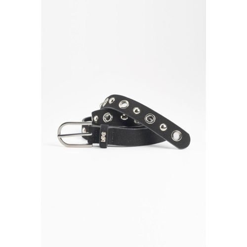 Ceinture STUDY noir Mina en cuir - Le Temps des Cerises - Modalova