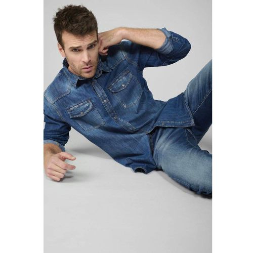 Chemise en jeans JUANITO bleu James - Le Temps des Cerises - Modalova