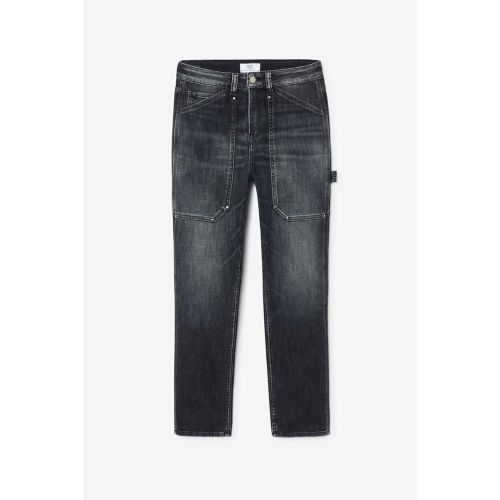 Jeans loose, large 400/60 girlfriend taille haute, 7/8ème Ora - Le Temps des Cerises - Modalova