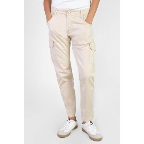 Pantalon cargo RIVERA beige Zoe - Le Temps des Cerises - Modalova