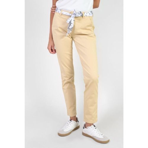 Pantalon chino DYLI 7 beige Cleo - Le Temps des Cerises - Modalova