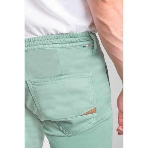 Pantalon chino JOGG vert d'eau - Le Temps des Cerises - Modalova