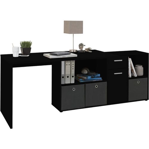 Bureau d'angle réversible ROB Noir - 3S. x Home - Modalova