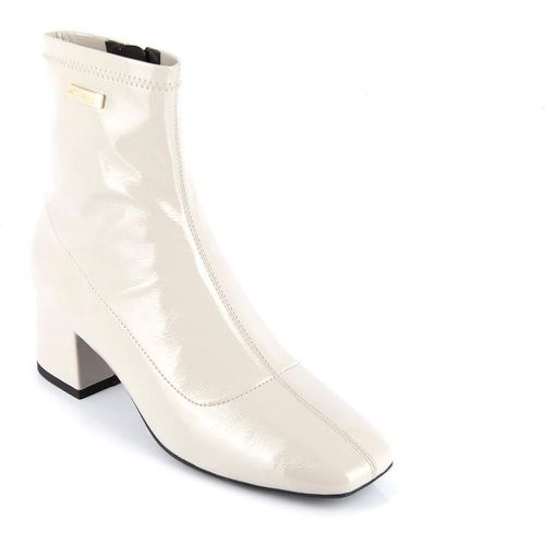 Boots femme blanc vernis DANIELA - Les Tropéziennes par M.Belarbi - Modalova