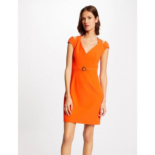 Robe ajustée avec boucle orange - Morgan - Modalova