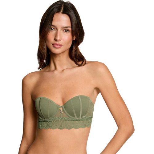 Soutien-gorge coques moulées bandeau kaki Lorie vert - Morgan Lingerie - Modalova