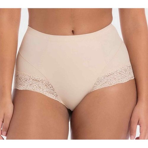 Culotte gainante avec dentelle Beige - Magic Body Fashion - Modalova