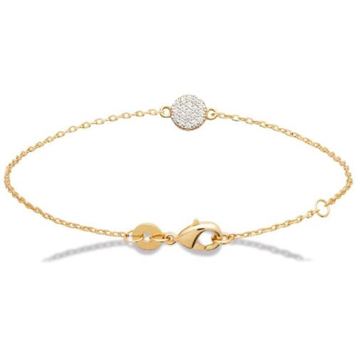 Bracelet Plaqué or pavé Oxyde de zirconium UWZ45YZV - Maison de la Bijouterie - Modalova