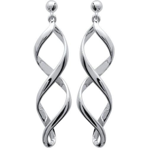 Boucles d'oreilles Pendantes torsadées W364U00 - Maison de la Bijouterie - Modalova