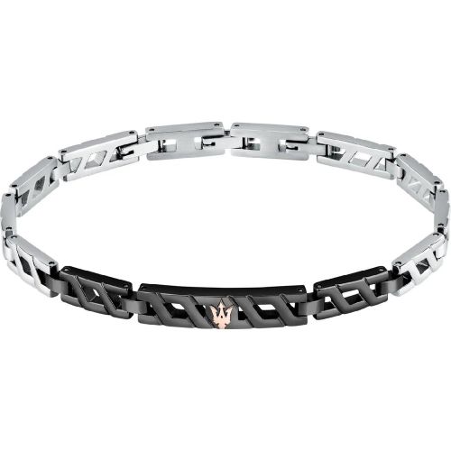 Bracelet Iconic Acier 18.5+3Cm - Maserati Bijoux - Modalova