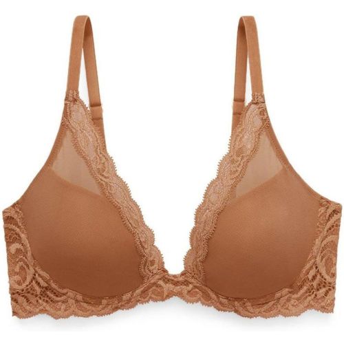 Soutien-gorge plongeant armatures - Marron - Natori - Modalova