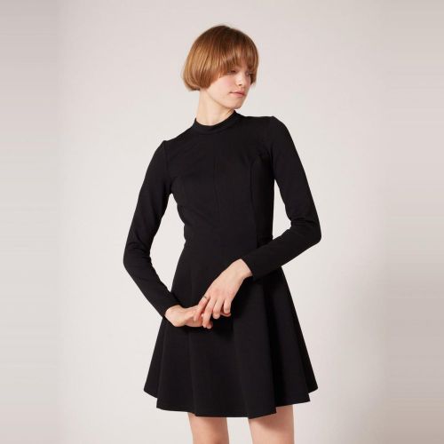 Robe unie courte manches longues - Naf Naf - Modalova