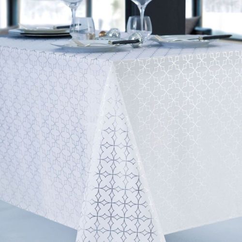 Nappe rectangle FESTIVES Loriane Argent - Calitex - Modalova