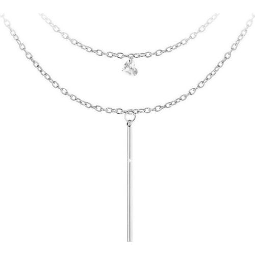 Collier So Charm - B2274-+B2382--10004-WHITE - Collier Mode é - So Charm Bijoux - Modalova