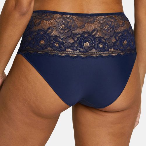 Culotte haute dentelle bleu - Lily - Sans Complexe - Modalova