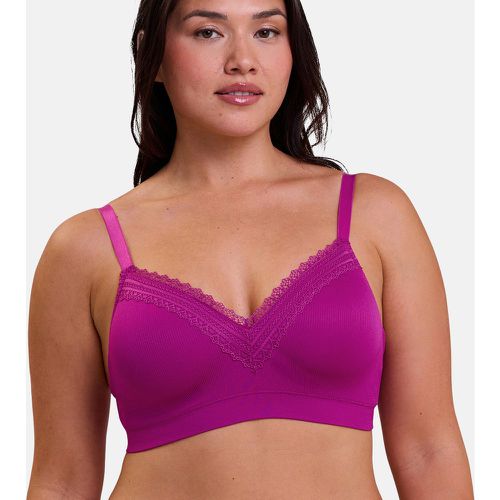 Soutien-gorge brassière coques sans armatures - Fuchsia - Sans Complexe - Modalova