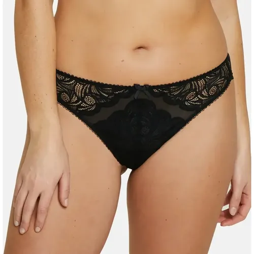 Tanga dentelle noir - Ariane - Sans Complexe - Modalova