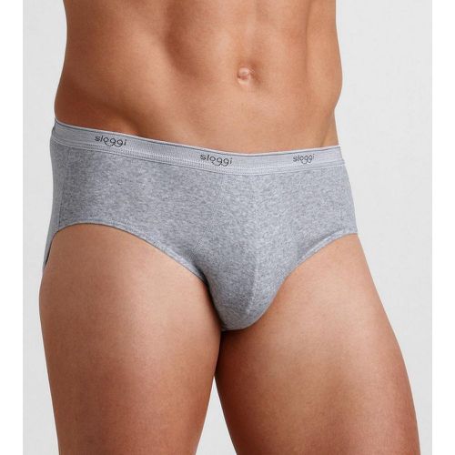 Lot de 3 slips - Gris en coton - Sloggi Men - Modalova