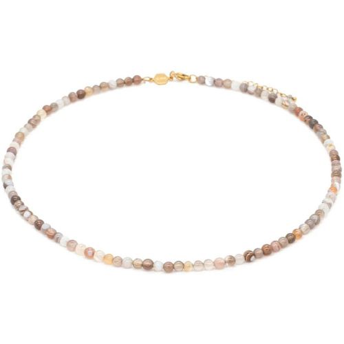 Collier Serena en pierres Agate Botswana - Sloya - Modalova